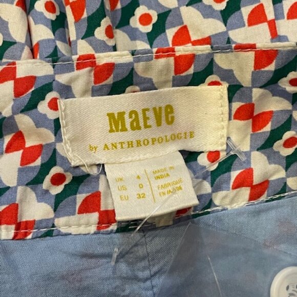 Anthropologie Maeve sSkater Skirt NWT Size 0 - Picture 4 of 10